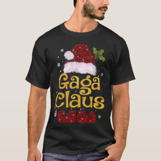 Gaga Claus Christmas Pajama Family Matching Xmas T-Shirt