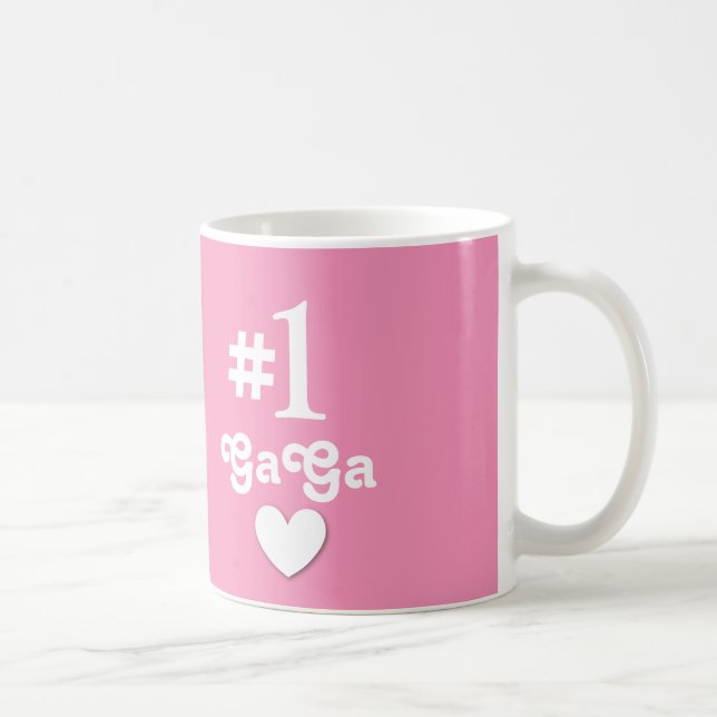 GaGa Geschenk der Nr.-1 für Großmutter Tasse (Rechts)