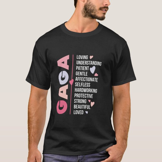 Gaga Grandma Gaga Großmutter Wertschätzung Long Sl T-Shirt (Vorderseite)