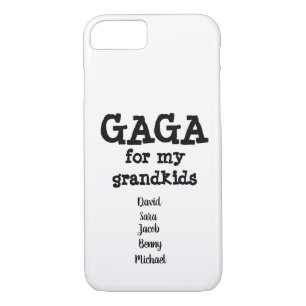 Gaga Phone Case Geschenk Großmutter-Kindernamen