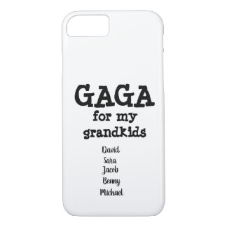 Gaga Phone Case Geschenk Großmutter-Kindernamen
