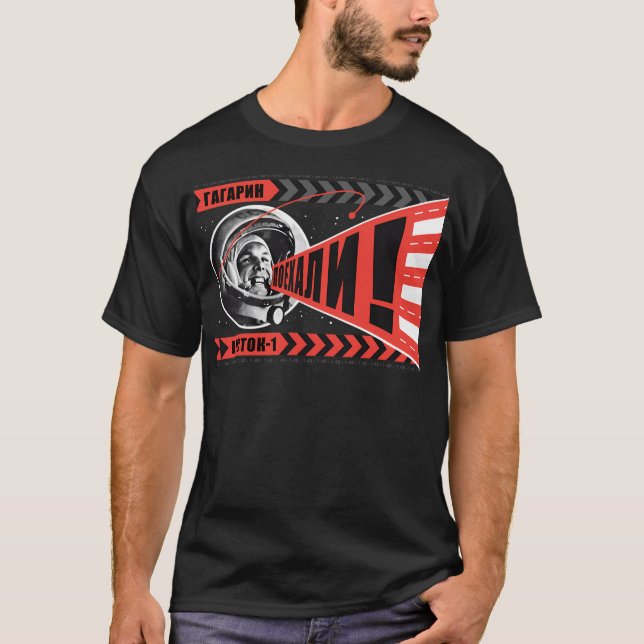Gagarin - Poyekhali T-Shirt (Vorderseite)
