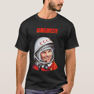 Gagarin - Sowjetwelle, Gagarin Weltraumkunst T-Shirt
