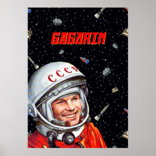 Gagarin Weltraumkunst [Sowjetwelle] — Gagarin Poster