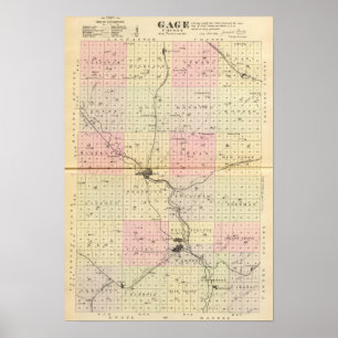Gage County, Nebraska Poster