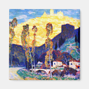 Gagnon - Abend, Siena - berühmtes Gemälde Magnet