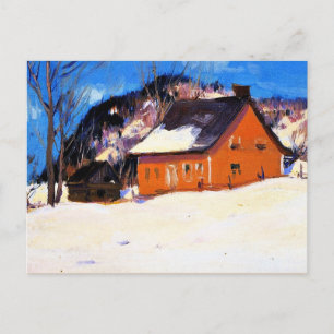 Gagnon - Das Rote Haus, schöne Kunst, Postkarte