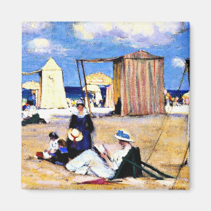 Gagnon - Der Strand von Dinard, schöne Kunst Magnet