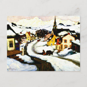 Gagnon - Dorf im Laurentianischen Gebirge Postkarte