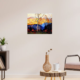 Gagnon - Goldener Herbst, Laurentians Poster