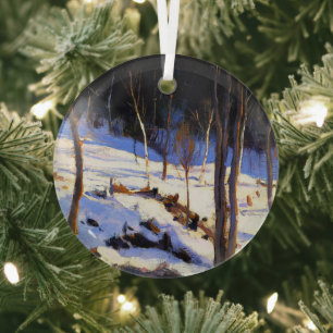 Gagnon - Im Clearing, Charlevoix Ornament Aus Glas