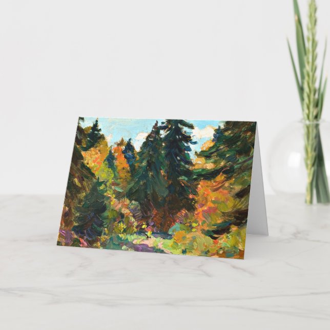 Gagnon - Im Wald, Charlevoix Karte (Vorderseite)