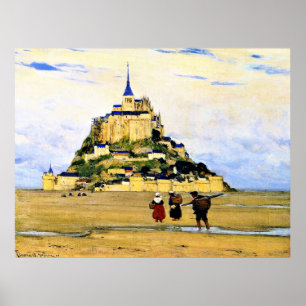 Gagnon - Mont-Saint Michel, Morgens, Poster