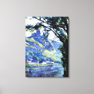 Gagnon - Sommer Tag, Les Andelys, Normandie Leinwanddruck