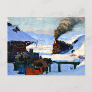 Gagnon - The Train, Baie-Saint-Paul Postkarte