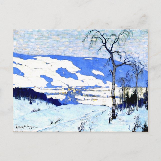 Gagnon - Twilight, Baie Saint Paul Postkarte (Vorderseite)