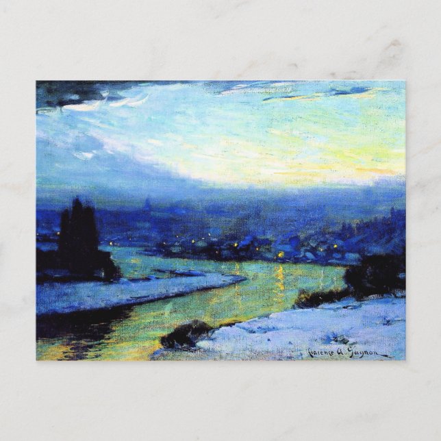 Gagnon - Twilight, feine Kunstmalerei Postkarte (Vorderseite)