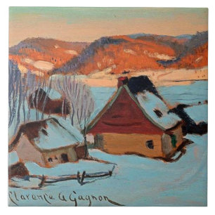 Gagnon - Twilight - Winter in Quebec Fliese