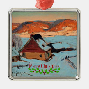 Gagnon - Zwielicht - Winter in Quebec - Weihnachte Ornament Aus Metall