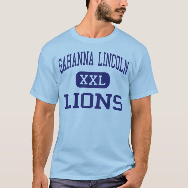 Gahanna Lincoln - Löwen - hoch - Gahanna Ohio T-Shirt (Vorderseite)