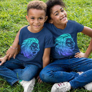 Gahanna Lions Blau-Verlauf T-Shirt
