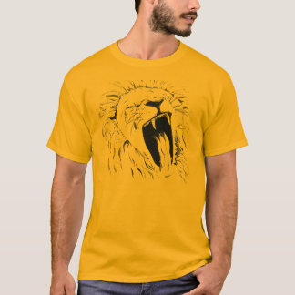 Gähnender Löwe T-Shirt