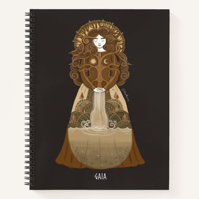 Gaia A4 Notebook Notizbuch (Vorderseite)