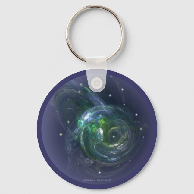 GAIA DER LEBENSPLANET SCHLÜSSELANHÄNGER (Vorderseite)