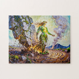 Gaia Goddess of Earth from Greek Mythology Puzzle