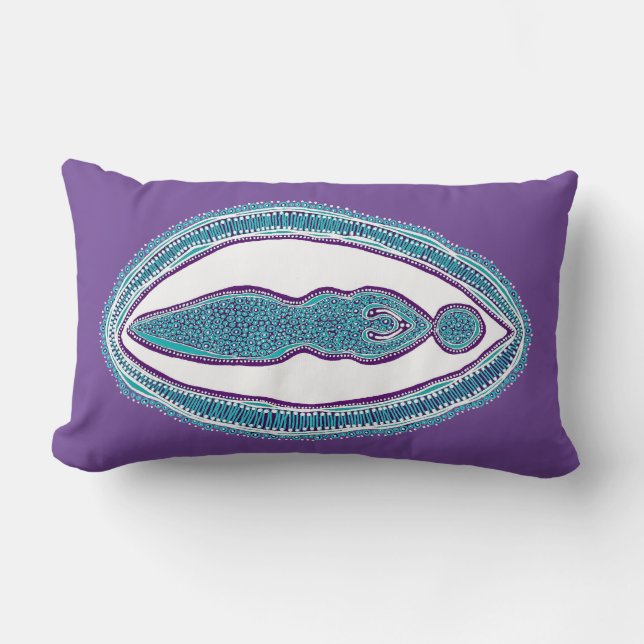 Gaia Goddess Yoni Lendenkissen (Vorderseite)