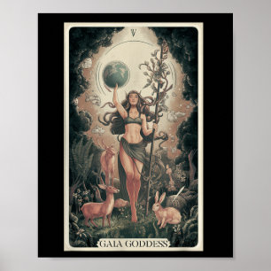 Gaia Griechische Göttin Mutter Erde Tag Natur Love Poster