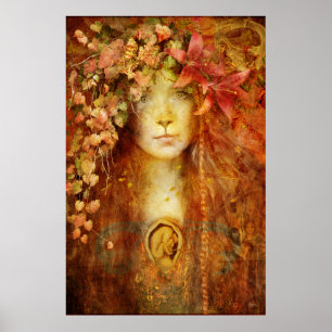 Gaia Leben-Kraft Poster