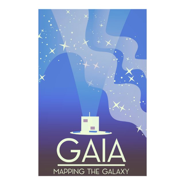 GAIA Mapping the Universe Fotodruck (Vorne)