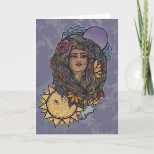 Gaia Mutter Erde Göttin Tarot der Welt Karte