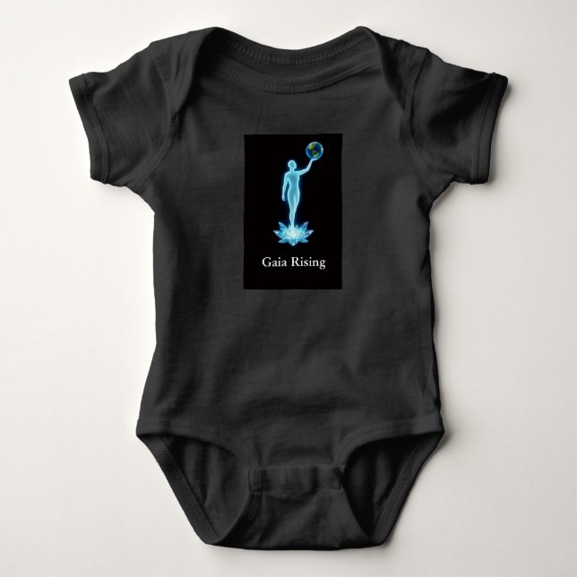 Gaia Rising Baby Einteiler Bodysuit (Vorderseite)