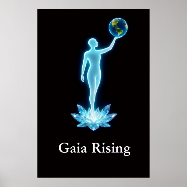 Gaia Rising Wall Art / Poster (Vorne)