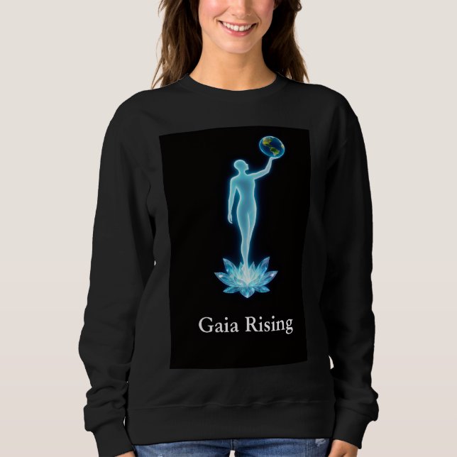 Gaia Rising Womens Sweatshirt (Vorderseite)