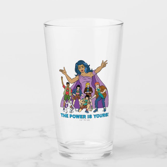 Gaia und die Planeteers Graphic Glas (Vorderseite)