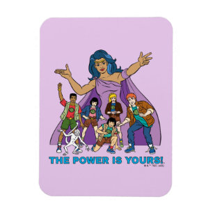 Gaia und die Planeteers Graphic Magnet