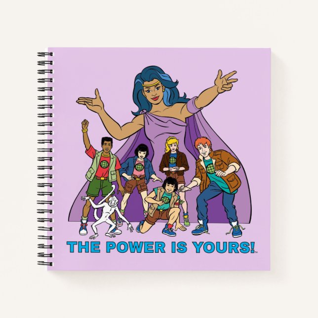 Gaia und die Planeteers Graphic Notizbuch (Vorderseite)