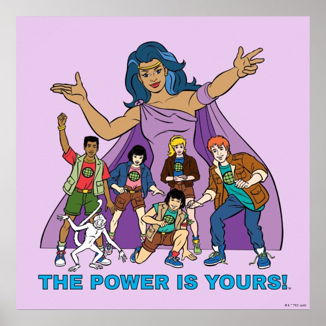 Gaia und die Planeteers Graphic Poster (Vorne)