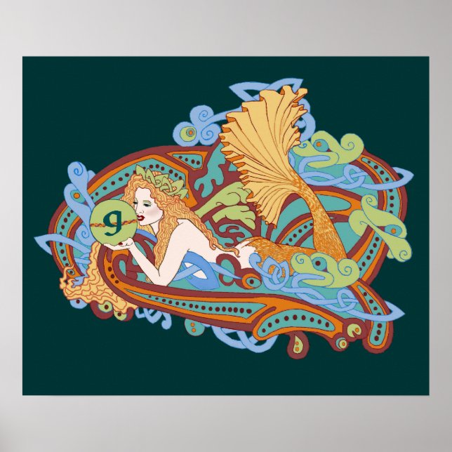 Gaia's keltische Welle Poster (Vorne)