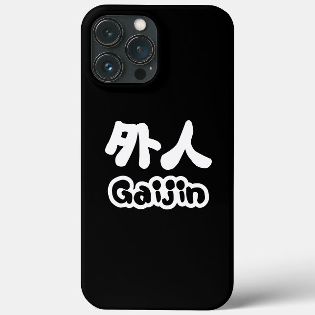Gaijin 外 人 | Kanji Nihongo Japanisch Case-Mate iPhone Hülle (Rückseite)