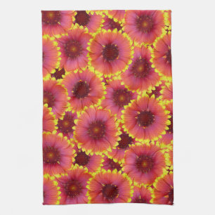 Gaillardia Seamless Pattern Geschirrtuch