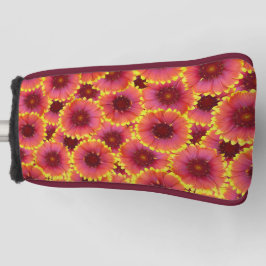 Gaillardia Seamless Pattern Golf Headcover
