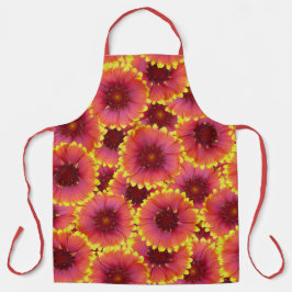 Gaillardia Seamless Pattern Schürze