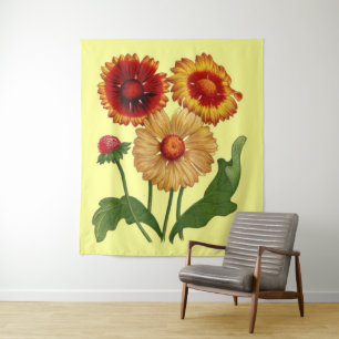 gaillardias print wandteppich