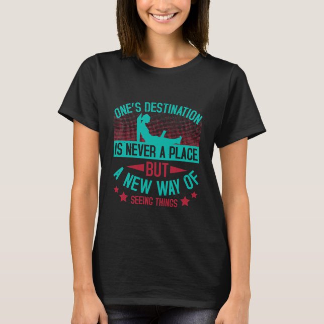 Gain travel experience T-Shirt (Vorderseite)