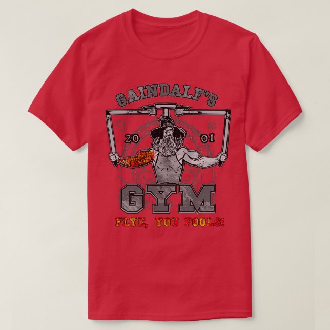 Gaindalfs Gym Flye You Fools T-Shirt (Design vorne)