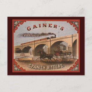 Gainers Spanische Bitter Postkarte